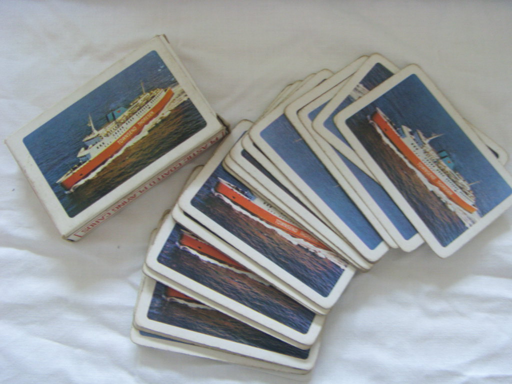 SET OF ORIGINAL PLAYING CARDS FROM THE TOWNSEND THORESEN COMPANY